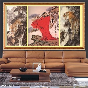 Tranh Rồng,công,phượng,thiên nga trang trí phòng khách