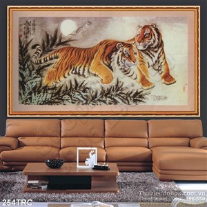 Tranh Rồng,công,phượng,thiên nga, hổ trang trí tường