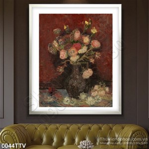 Tranh tĩnh vật hoa quả sơn dầu trang trí