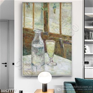 Tranh tĩnh vật hoa quả sơn dầu trang trí phòng bếp