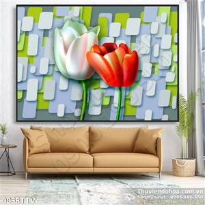 Tranh tĩnh vật hoa quả sơn dầu trang trí tường