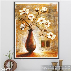 Tranh tĩnh vật hoa quả sơn dầu đẹp