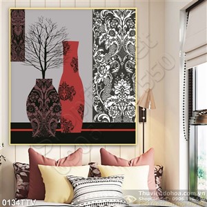 Tranh tĩnh vật hoa quả sơn dầu hiện đại