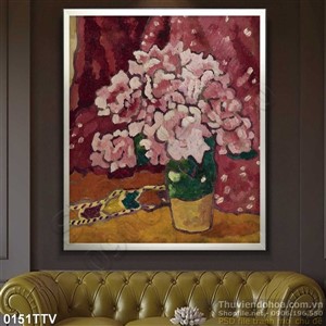 Tranh tĩnh vật hoa quả sơn dầu trang trí đẹp