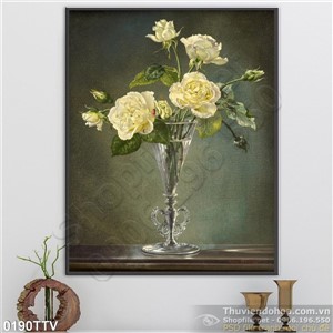 Tranh tĩnh vật hoa quả sơn dầu nghệ thuật