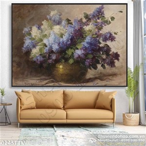 Tranh tĩnh vật hoa quả sơn dầu nghệ thuật