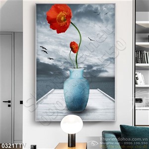 Tranh tĩnh vật hoa quả sơn dầu nghệ thuật