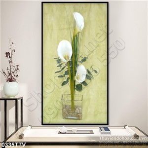 Tranh tĩnh vật hoa quả sơn dầu trang trí treo tường