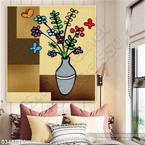 Tranh tĩnh vật hoa quả sơn dầu trang trí đẹp