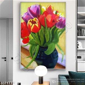 Tranh tĩnh vật hoa quả sơn dầu nghệ thuật