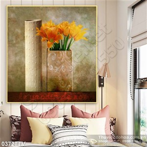 Tranh tĩnh vật hoa quả sơn dầu nghệ thuật