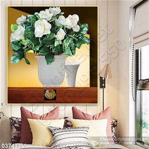 Tranh tĩnh vật hoa quả sơn dầu nghệ thuật