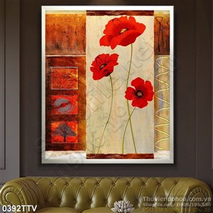 Tranh tĩnh vật hoa quả sơn dầu hiện đại