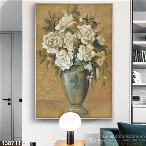 Tranh tĩnh vật hoa quả sơn dầu nghệ thuật