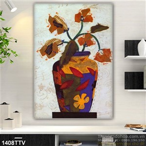 Tranh tĩnh vật hoa quả sơn dầu nghệ thuật