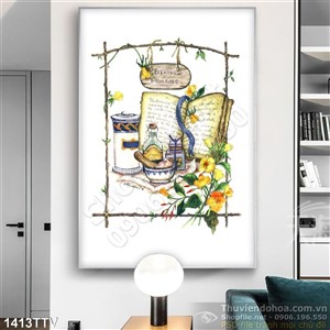 Tranh tĩnh vật hoa quả sơn dầu nghệ thuật