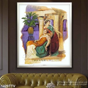 Tranh tĩnh vật hoa quả sơn dầu Châu Âu