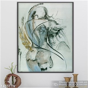 Tranh tĩnh vật hoa quả sơn dầu treo tường