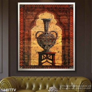 Tranh tĩnh vật hoa quả sơn dầu trang trí tường