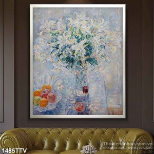 Tranh tĩnh vật hoa quả sơn dầu nghệ thuật