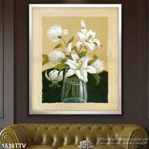 Tranh tĩnh vật hoa quả sơn dầu treo tường đẹp