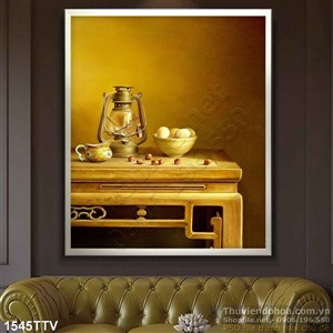 Tranh tĩnh vật hoa quả sơn dầu nghệ thuật