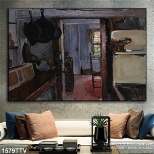 Tranh tĩnh vật hoa quả sơn dầu nghệ thuật