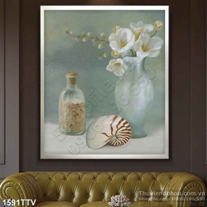 Tranh tĩnh vật hoa quả sơn dầu độc đáo