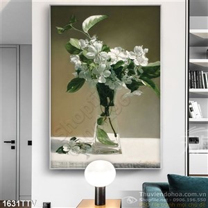 Tranh tĩnh vật hoa quả sơn dầu trang trí tường