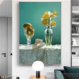 Tranh tĩnh vật hoa quả sơn dầu đặc sắc