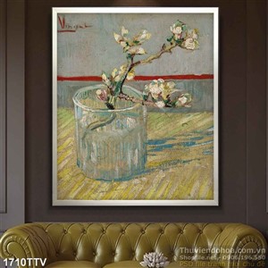 Tranh tĩnh vật hoa quả sơn dầu treo tường