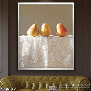 Tranh tĩnh vật hoa quả sơn dầu nghệ thuật