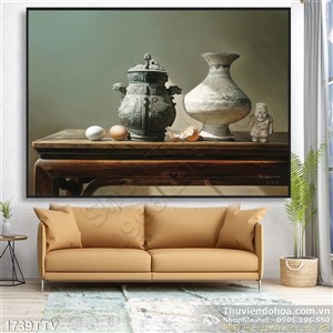 Tranh tĩnh vật hoa quả sơn dầu nghệ thuật đẹp