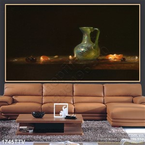 Tranh tĩnh vật hoa quả sơn dầu trang trí đẹp