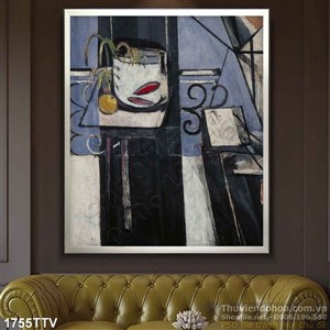 Tranh tĩnh vật hoa quả sơn dầu độc đáo