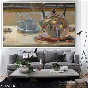 Tranh tĩnh vật hoa quả sơn dầu phong cách