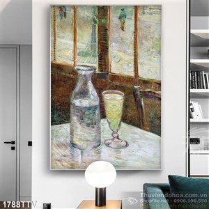 Tranh tĩnh vật hoa quả sơn dầu trang trí phòng