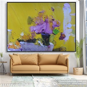 Tranh tĩnh vật hoa quả sơn dầu nghệ thuật