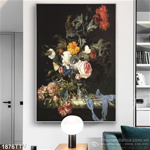Tranh tĩnh vật hoa quả sơn dầu nghệ thuật
