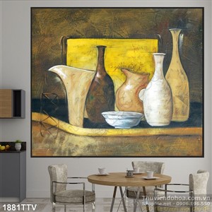 Tranh tĩnh vật hoa quả sơn dầu độc đáo