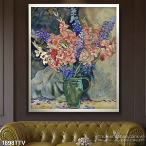 Tranh tĩnh vật hoa quả sơn dầu nghệ thuật