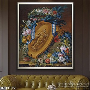 Tranh tĩnh vật hoa quả sơn dầu nghệ thuật