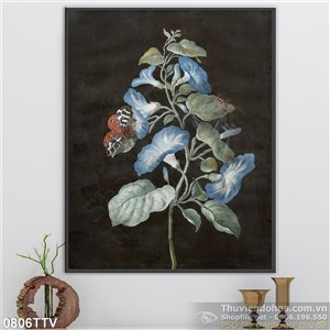 Tranh tĩnh vật hoa quả sơn dầu treo phòng ngủ