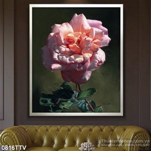 Tranh tĩnh vật hoa quả sơn dầu treo phòng ngủ