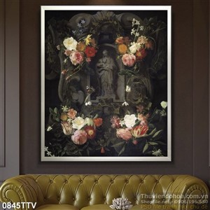 Tranh tĩnh vật hoa quả sơn dầu nghệ thuật