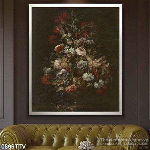 Tranh tĩnh vật hoa quả sơn dầu độc đáo