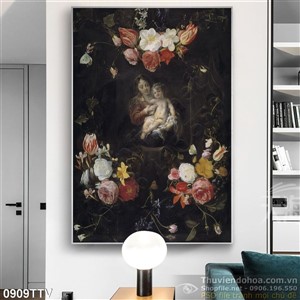 Tranh tĩnh vật hoa quả sơn dầu nghệ thuật