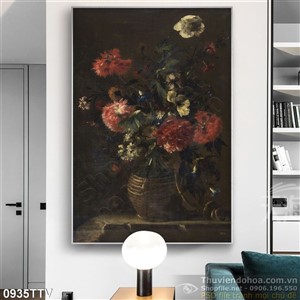 Tranh tĩnh vật hoa quả sơn dầu nghệ thuật