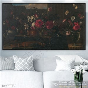Tranh tĩnh vật hoa quả sơn dầu nghệ thuật