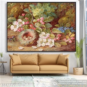 Tranh tĩnh vật hoa quả sơn dầu độc đáo